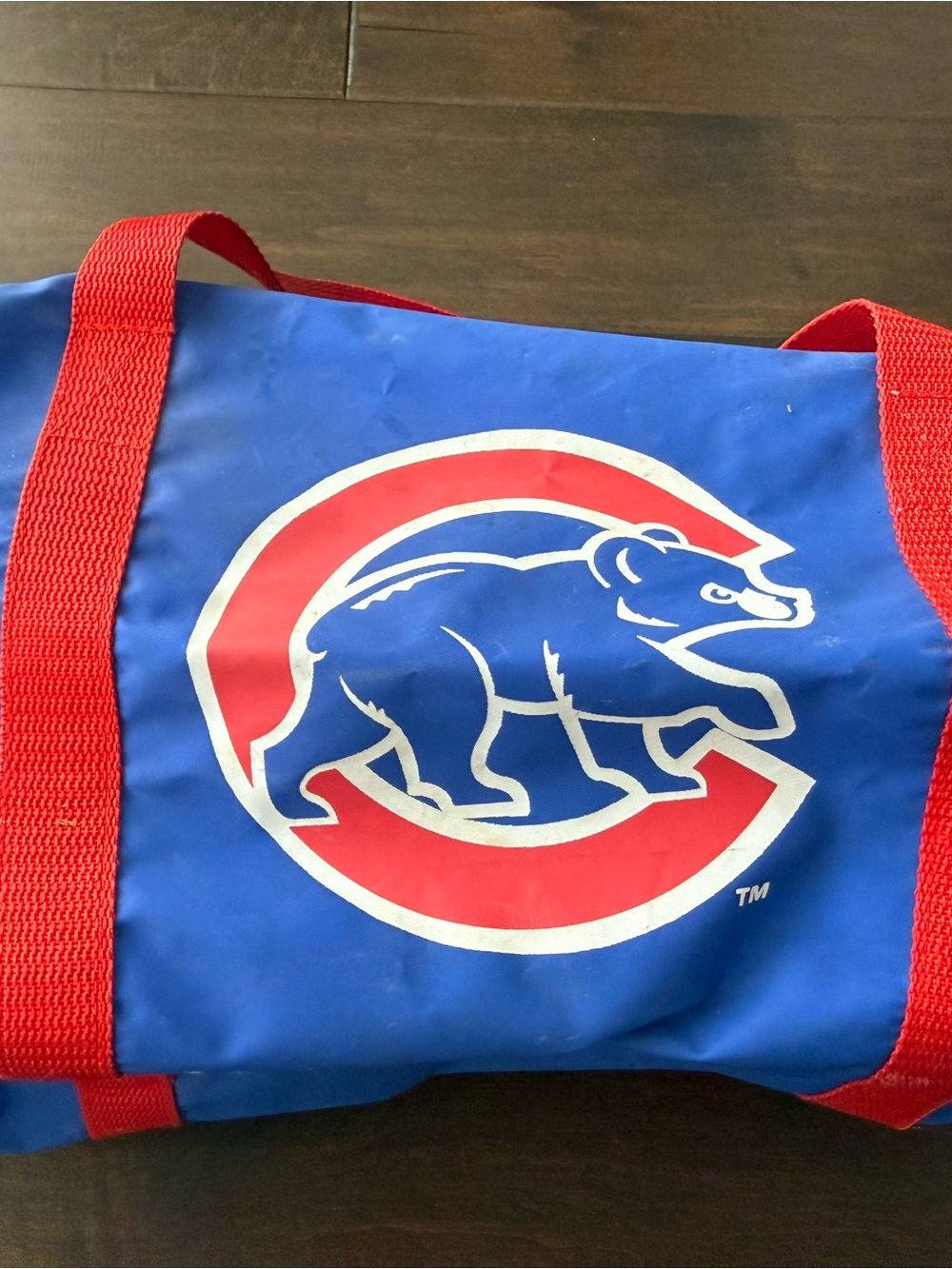 Vintage Chicago Cubs duffel bag